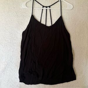 No Boundries 2010s Strappy Black Tank